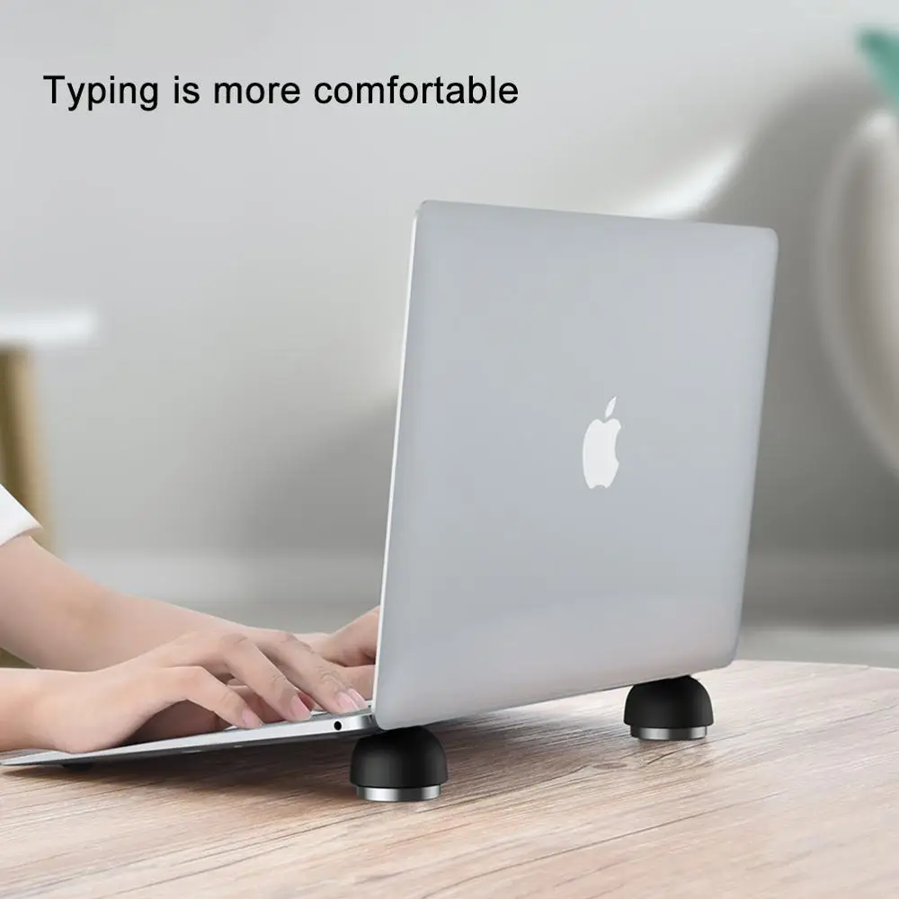 Oatsbasf Laptop Stand Notebook Accessories Laptop Mushroom Holder Foldable Mini Cooler Stand for Macbook Pro Air Support Bracket image 5