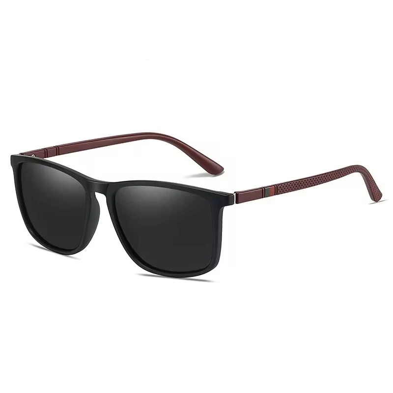 Neue klassische Mode-Polarisations-Sonnenbrille für Herren und Damen, quadratisch, großer Rahmen, zum Fahren, Angeln – Detail 11