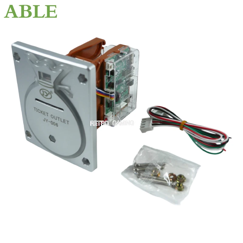 JY-006 Ticket Dispenser Color Light LED Digital Display Lottery Print Device Ticket Printer Arcade Vending Game Machine Parts