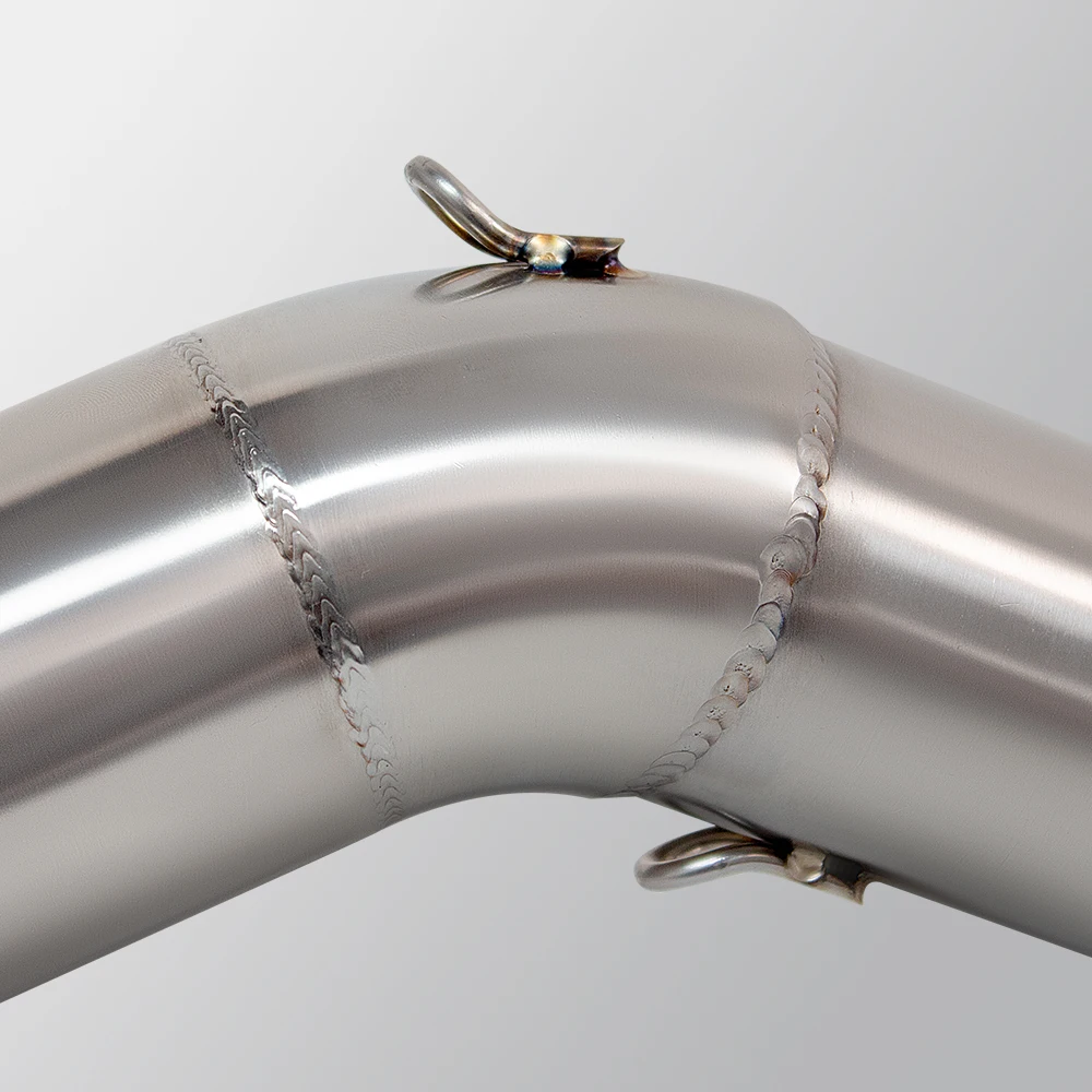 Motorcycle Racing line exhaust Pipe original position middle link pipe Connect 51mm Exhaust Muffler For benelli 752s BENELLI752S - Image 6