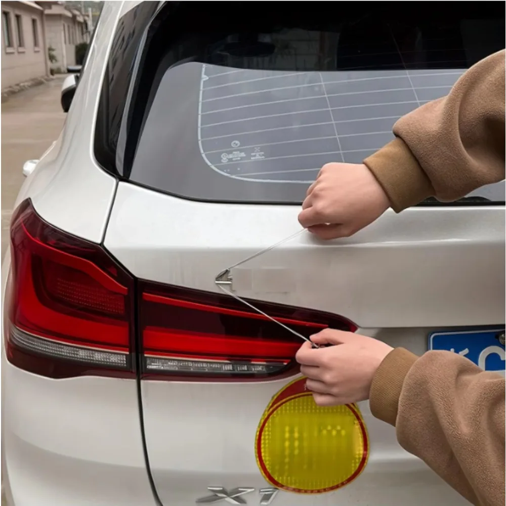 1Pc Hand‑Held Emblem Remover Tool Plastic Base Car Badge Letter Stripping Separator for Vehicle Tuning Accessories