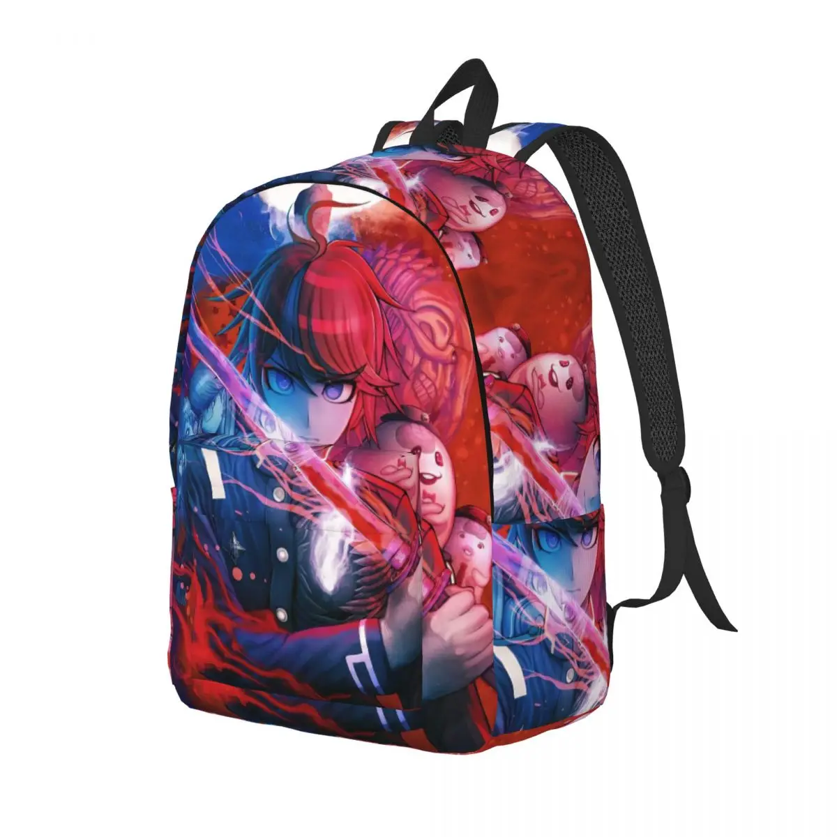HUNDRED LINE Game for Teens Student School Bookbag Last Defense Academy Daypack Middle High College with Pocket