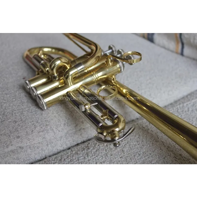 Eb Trumpet Professional Level Gold Lacquer Trumpet Musical Instruments From China Factory