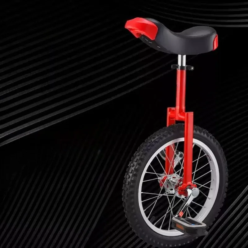 Competitive Unicycle One‑Wheel Bike, Height‑Adjustable Monocycle for Fitness Training Street Performance
