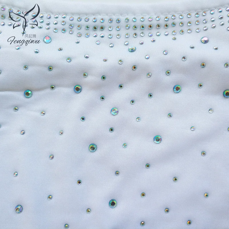 Trajes de danza del vientre con diamantes brillantes para mujer, Top de tirantes de gasa transparente, chaleco de abrigo de entrenamiento, Body de baile de una pieza