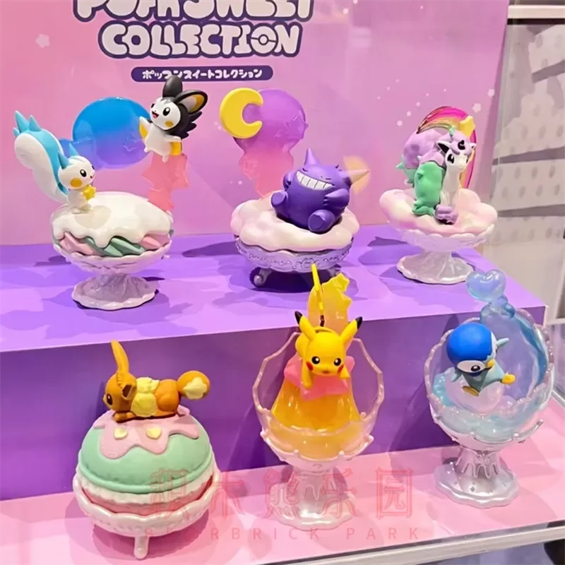 

Cartoon Pokemon Bubble Sweet Series Blind Box Animal Collection Office Ornament Anime Figure Cute Mysterious Box Gift Trendy Toy