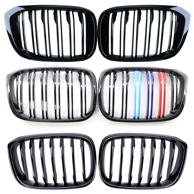 Car Front Kidney Grille Hood Front Bumper Radiator Grill For BMW 3 4 X3 X4 G01 G02 G08 2018 2019 2020 2021 Parts and Accessories