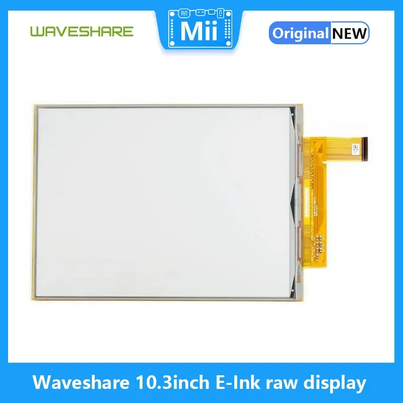 Waveshare 10.3 นิ้ว E-Ink raw display, พอร์ตขนาน, ไม่มี PCB, ความละเอียด 1872*1404, รองรับการรีเฟรชบางส่วน