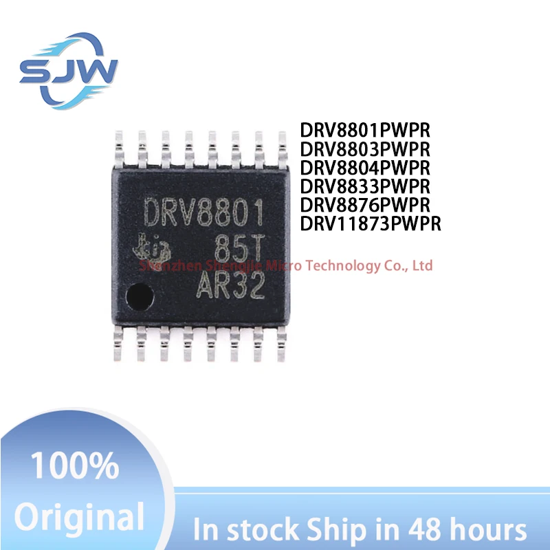 DRV8801PWPR DRV8803PWPR DRV8804PWPR DRV8833PWPR DRV8876PWPR DRV11873PWPR Encapsulation TSSOP16 HTSSOP16 Motor driver chip