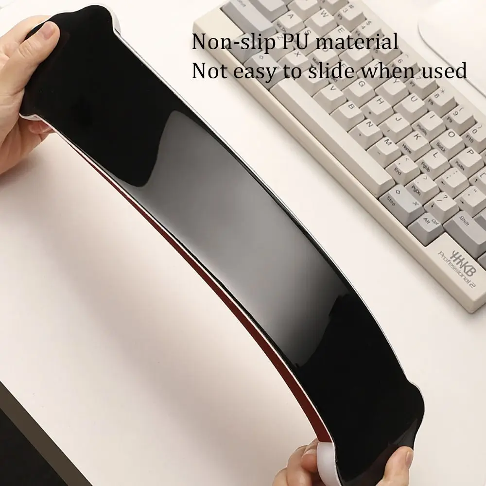 Mouse pad arco-íris de espuma viscoelástica, ergonômico, silicone, descanso para teclado, alta qualidade, antiderrapante