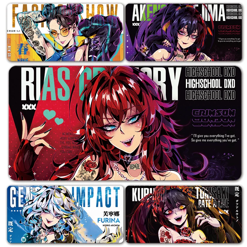 

Popular Anime Girls Jirai Kei Fashion Llandmine Style Mouse Pad Mousepad XXL Computer Keyboard Desk Mat For Office Home Woriking