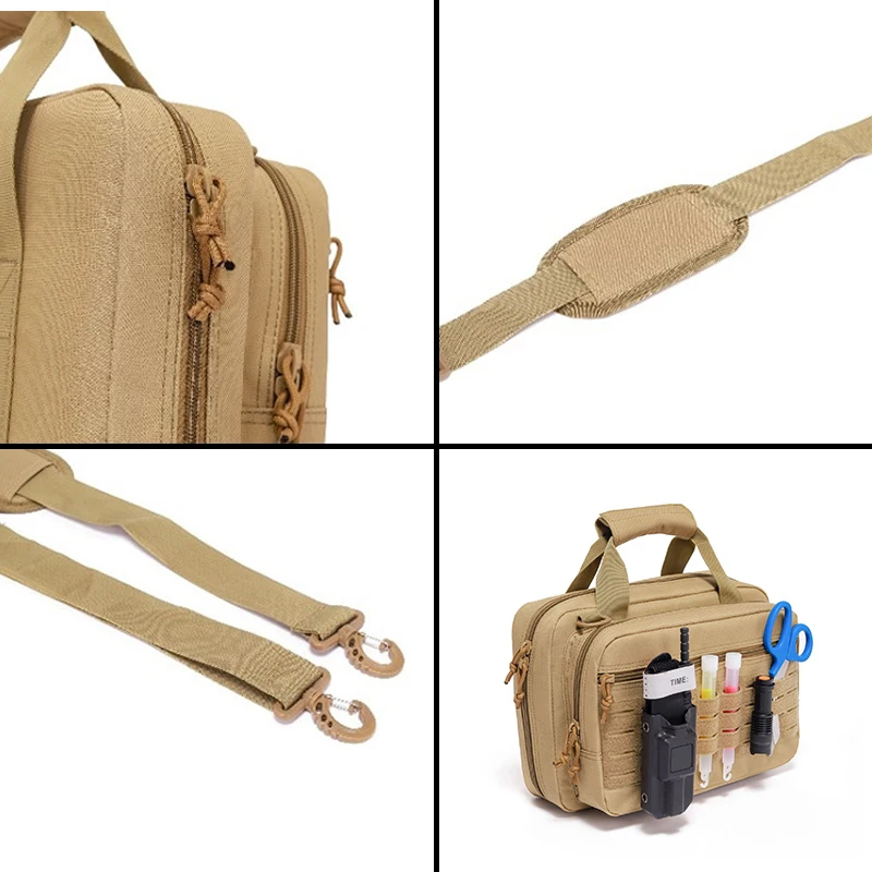 Outdoor Tactical Handbag Cross-body Molle System Chest Bag Durable Nylon Mag Case for Hunting Accessories Business Laptop Case