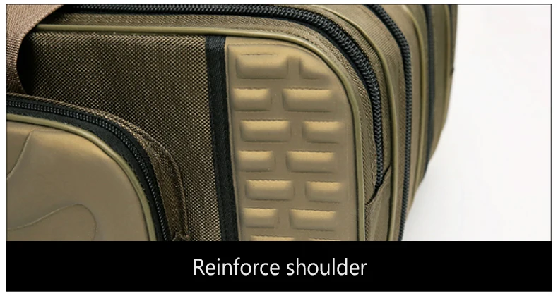 2/3/4-lagige Angelrutentasche, multifunktionale Tasche für Rollen und Köder, große Kapazität, für Angelruten und Ausrüstung, 80/90/100/120/130 cm – Detail 25