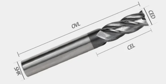 Pemotong Penjiling Logan Day Shabby Tungsten Baja Router Drill bit untuk aluminum-titanium-magnesium alloy plate