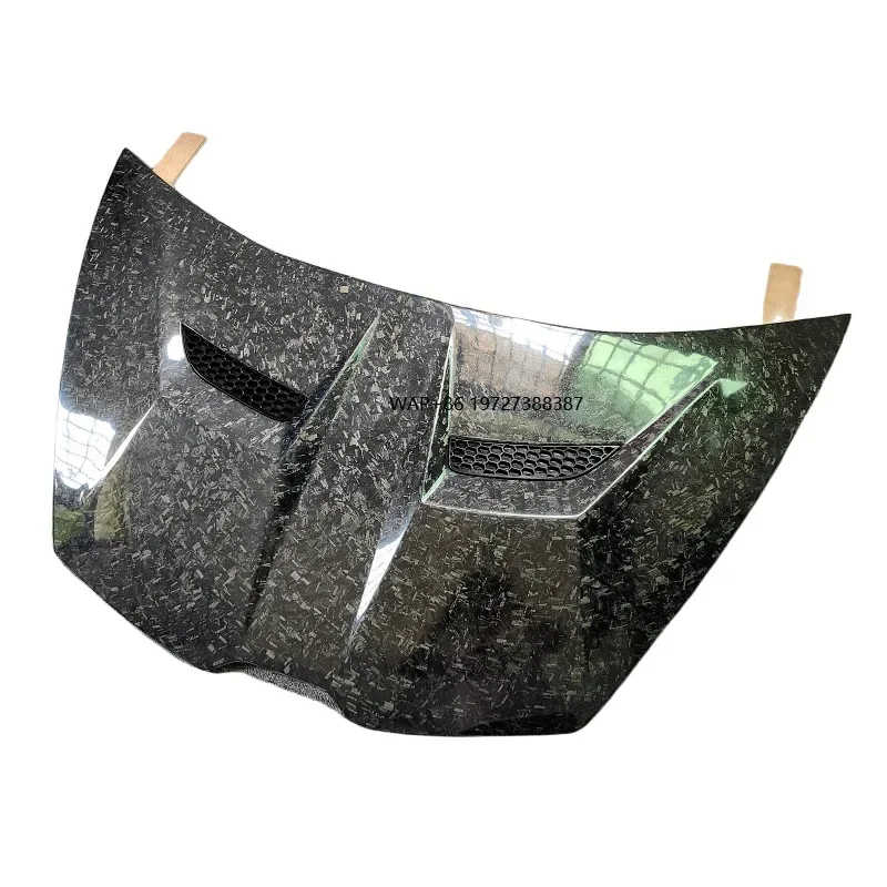 V-style Genuine Carbon Fiber Forged Pattern Perforated Hood for Huracan Lp610 Lp580 Body Kit