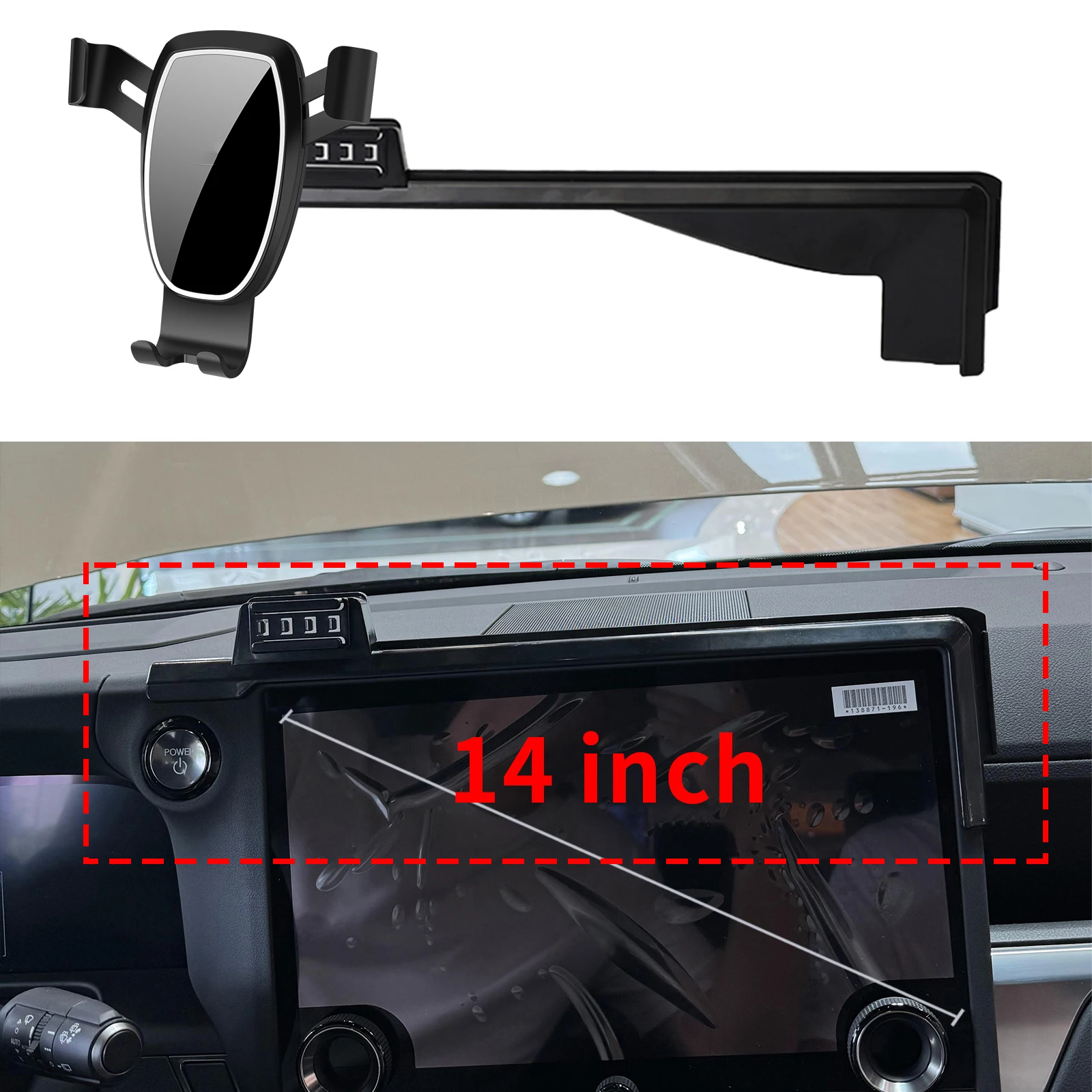 

fit for Lexus GX 2024 2025 550 550h GX550 Navigation Bracke Screen Base Phone Holder Mount Car ​​accessoires