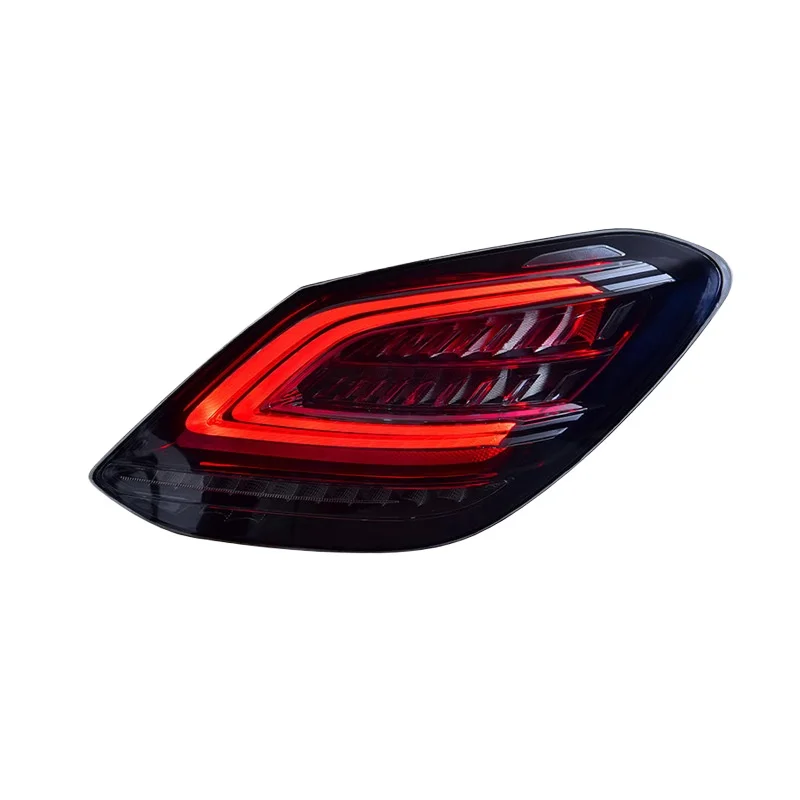 -For Upgraded Full LED Tail Light Assembly for  W205 2015-2018 Sequential Turn Signal Rear Lamp DRL ABS Material^