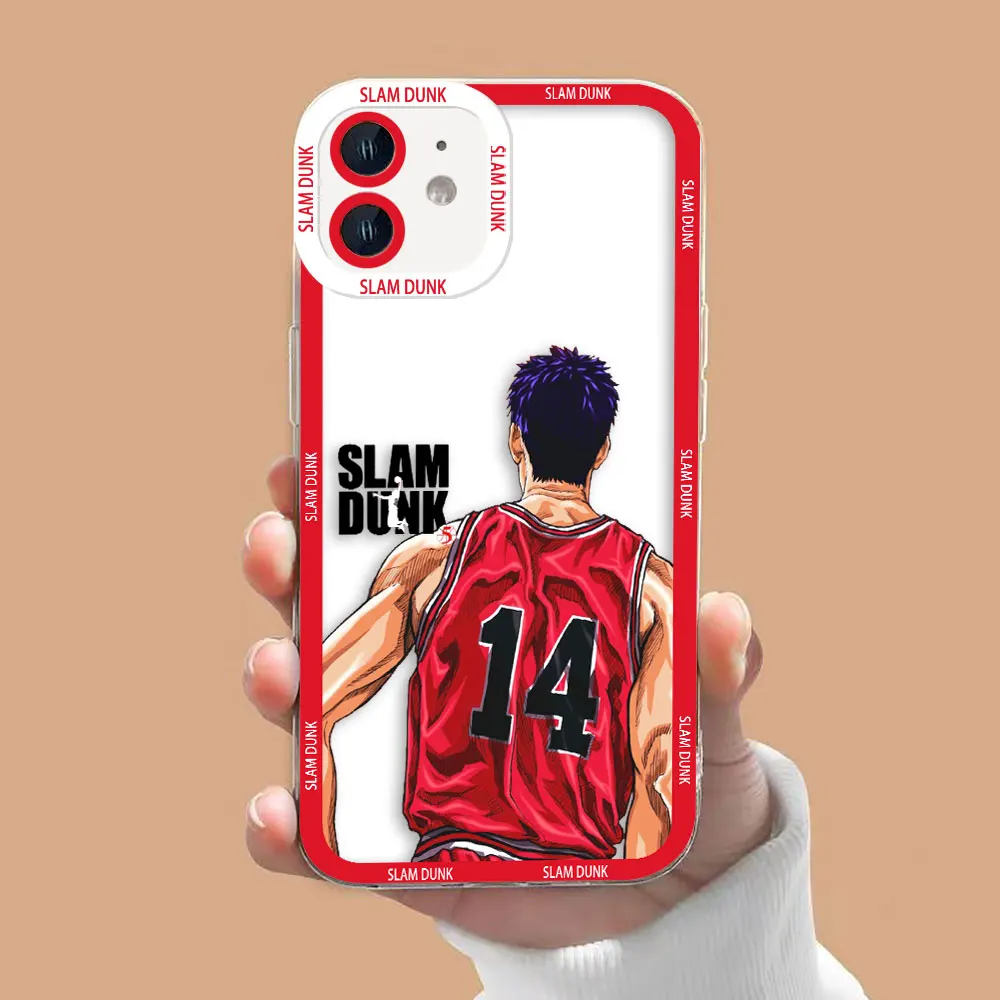 S-Slam D-Dunk Basket Cassa Del Telefono Trasparente Per OPPO RENO 14 14F 13 13F 12 12F 11 11F 10 8 8T 7 7Z 6Z 5 5F 2F 2Z FIND X3 caso