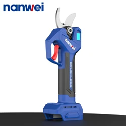 Nanwei 30mm Electric Pruner Cordless Garden Tool Fruit Branch Pruner Lightweight Pruning Shears for Easy Gardening Work
