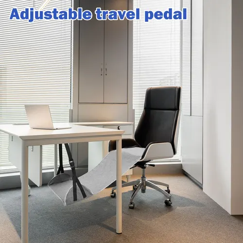 Imagen 2 del producto Hamaca para pies de avión, reposapiés de viaje de nailon con correa ajustable, cómodo cabestrillo para pies de avión mejorado para viajes y oficina