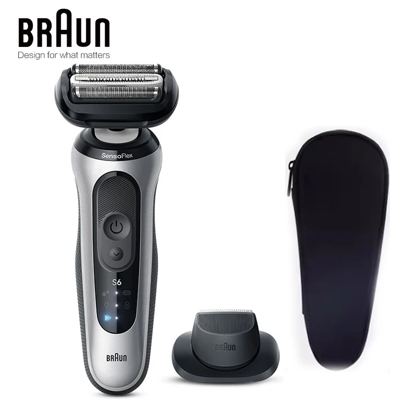 

Braun Series 6 Electric shaver for Men 62-S1200s Electric Razor Rechargeable Foil Shaver 2 Shaving Modes 1 hour Fast Charge