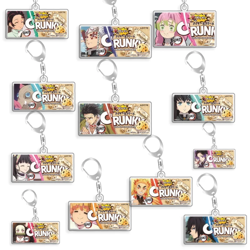 

For Demon Slayer Tanjiro Kamadon Obanai Iguro Shinobu Kocho Tengen Uzui Acrylic Selfmade Cartoon Anime Keychain Pendant Toy Gift