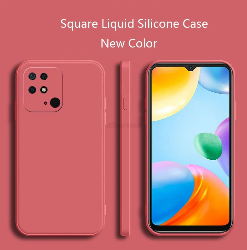 Flüssigkeit Silikon Fall für Xiaomi Poco X6 Pro Abdeckung Matte Für POCO X3 X4 X5 X6 X7 M6 M7 Pro C55 C65 C75 Weiche Procect Abdeckung Fundas – Detail 6