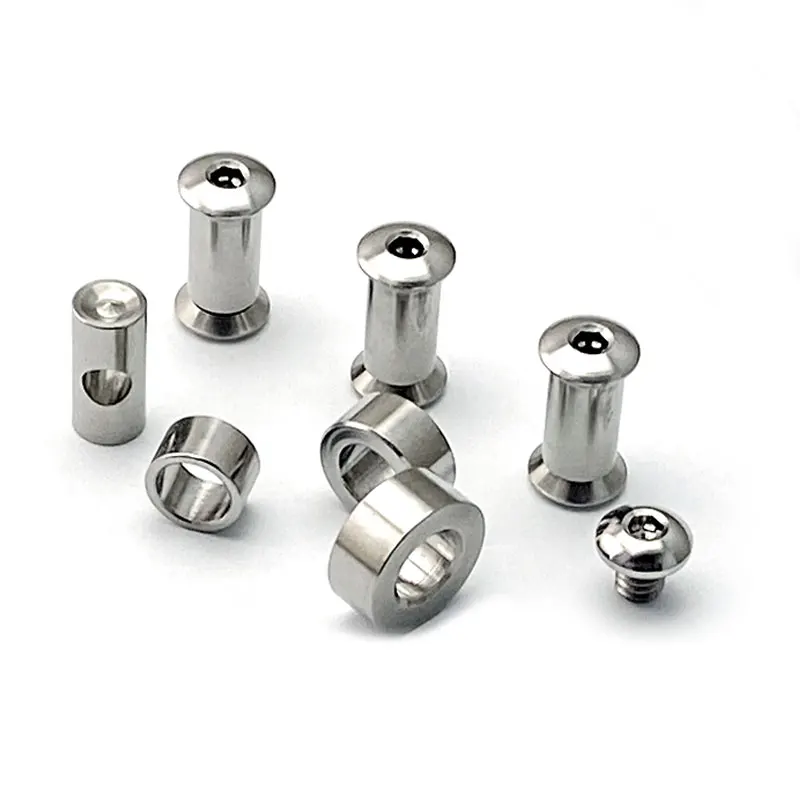 Full Set Titanium Alloy Spindle Screw For CR Large Sbenza 21 Knife Screw CR Handle Support shaft Full Set Screws