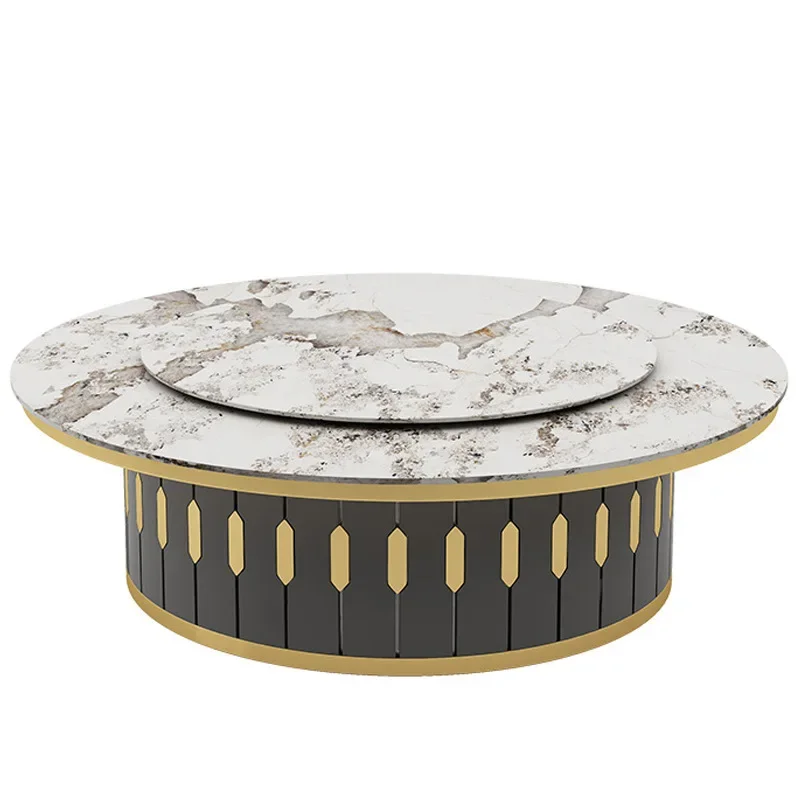 

Hotel villa 15 people 20 people solid wood dining table box tea house from