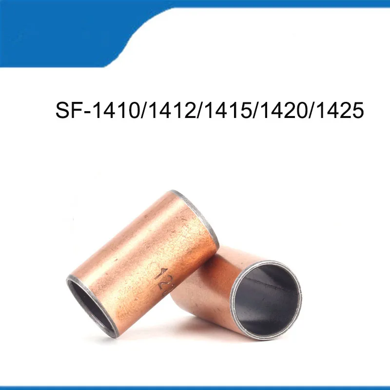 

SF-1 1410/1412/1415/1420/1425 30PCS High QualityCompositeCopper Sleeve Oil-free Self-lubricating Bearing Inner Bushing