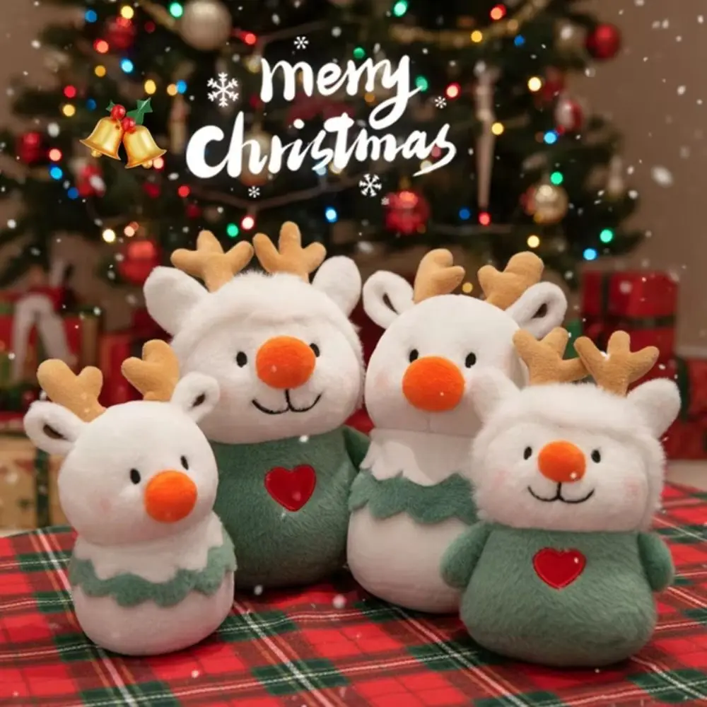 Decorazioni natalizie Morbido albero di Natale Peluche Simpatico cartone animato Natale Cuscino decorativo Cuscino natalizio Kawaii Capodanno