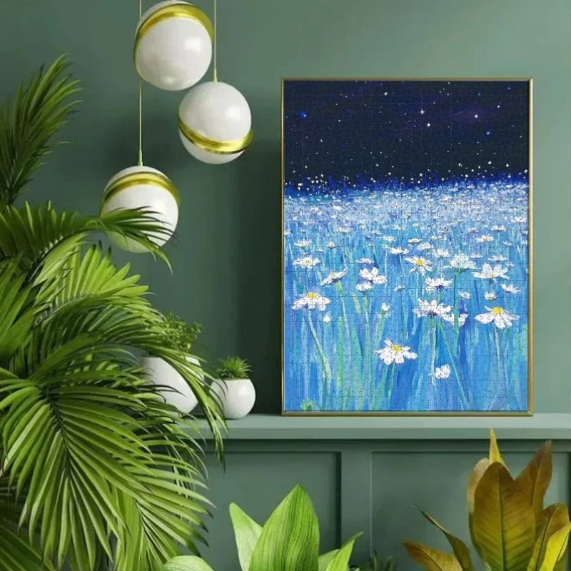 Puzzle panoramiczne 1000/500 elementów, artystyczne łagodzenie stresu, wymagające myślenia, wysokiej jakości i różnorodne gry, idealny prezent na urodziny A