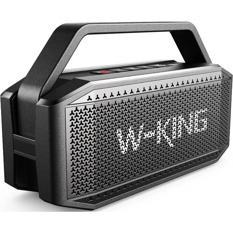 

Bluetooth Speaker- 100W Peak 60W RMS Deep Bass, IPX6 Portable Waterproof Loud Bluetooth Speakers Wireless with Subwoofer