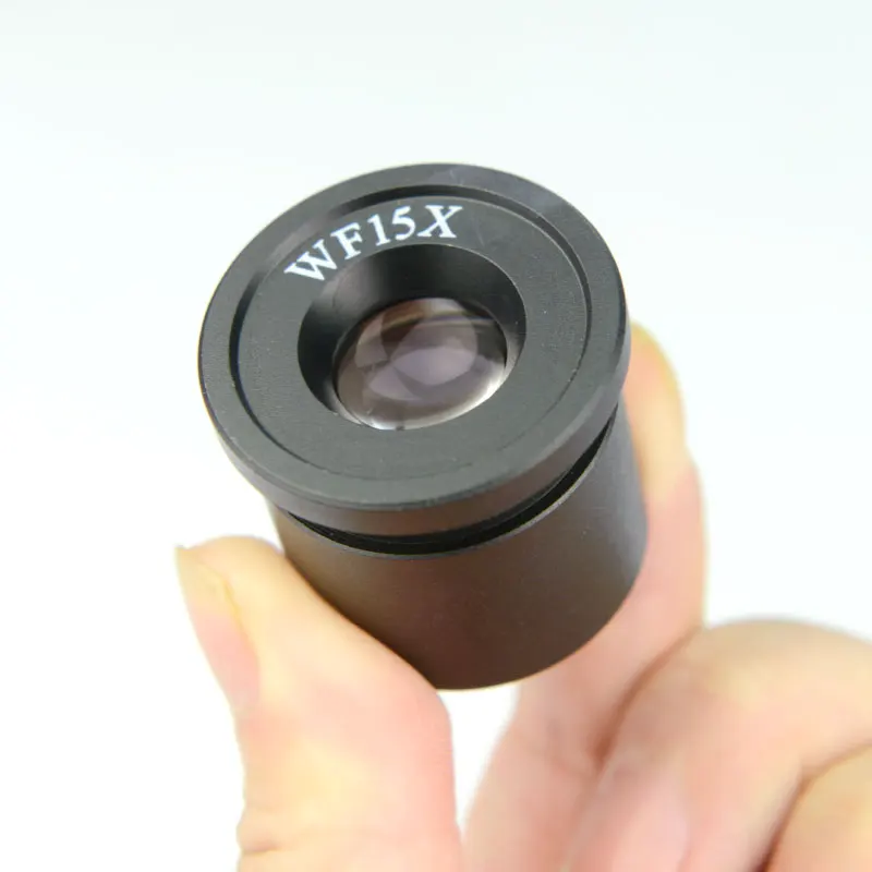 2pcs WF15X Stereo Microscope Eyepiece Microscope Lens Accessories Wide Field Angle Lens Ocular