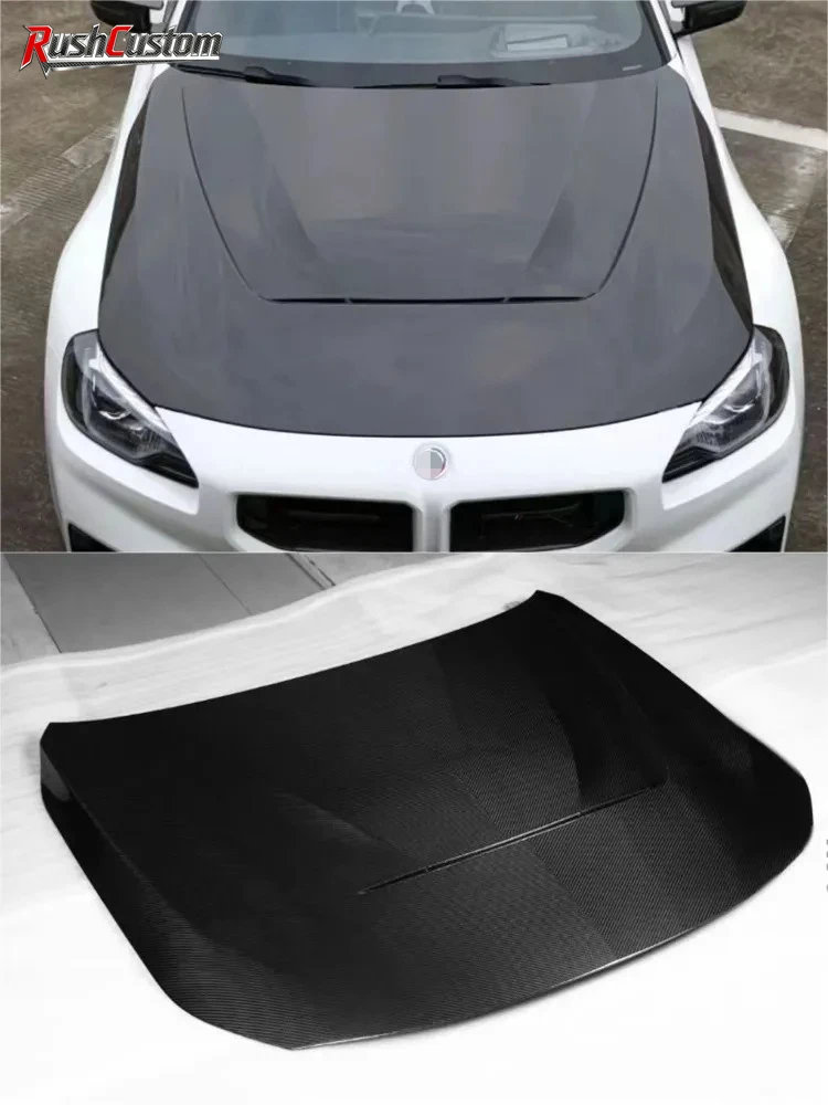 

For BMW M2 G87 M240 G42 2023 2024 2025 ReaI Dry Carbon Fiber Hood Cover Kit