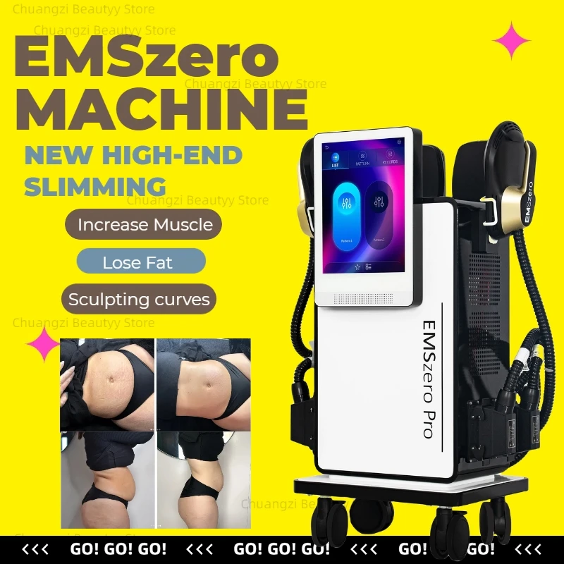 

EMSzero PRO Professional NEO RF Machine EMS Body Slimming Sculpting Fat Burning Nova Electromagnetic Sculpt Muscle Stimulator