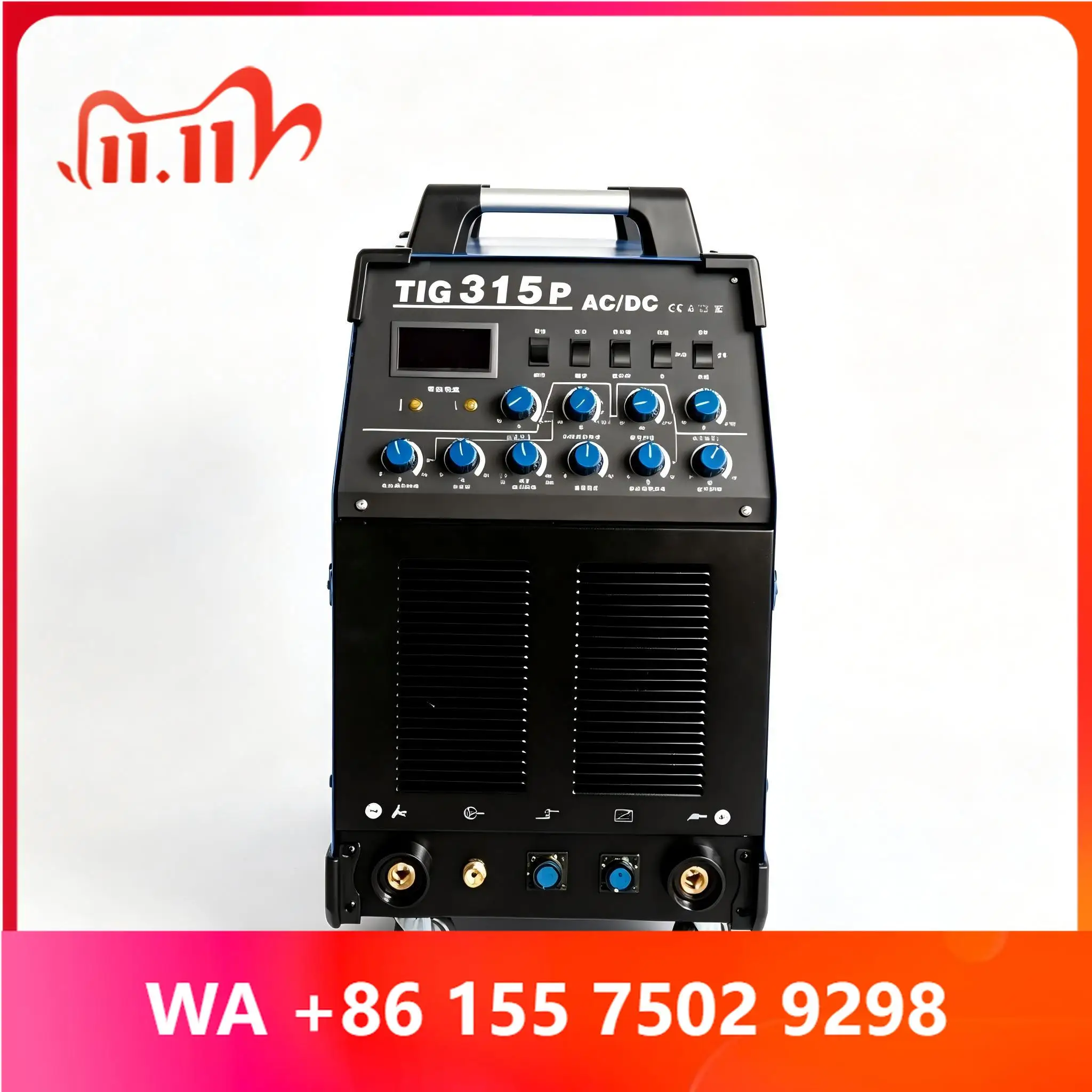TIG 315P AC & DC Square Wae Pulse Argon ARC Welding hine for Car Aluminum and Steel