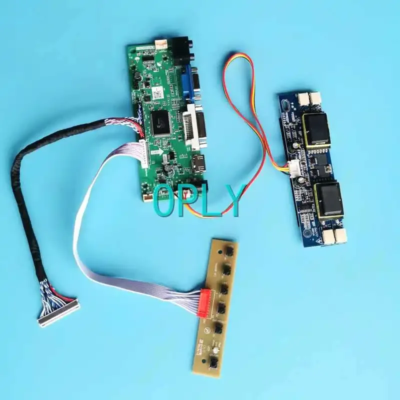 

Для LM201WE3 LM201WE4 плата контроллера экрана монитора ноутбука 4CCFL HDMI-совместимый VGA DVI LVDS 30-контактный 20,1 "1680*1050 DIY Kit