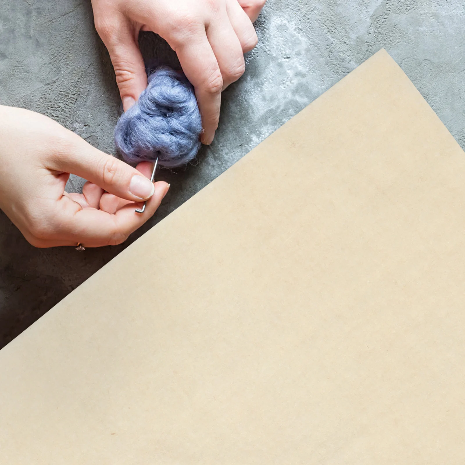 

Wool Felt Sheets Squares for Craft Needle Felting Supplies Thick Fabric Tools Material Patchwork Crafts Durable