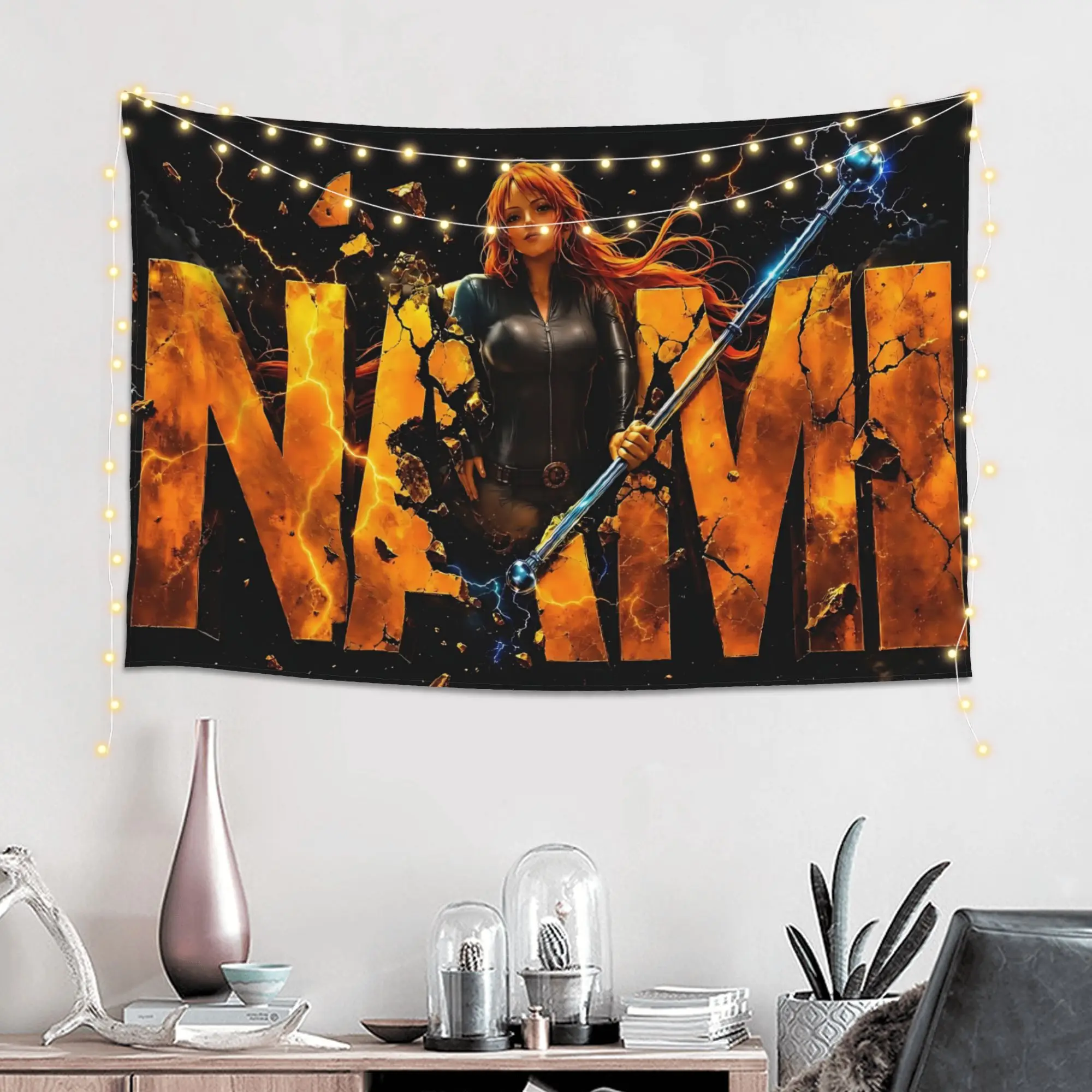 Cutecore Anime One Pieces Tapestry Bedroom Decoration  Wall Hanging Blanket Tapestry Cool Stuff For Room