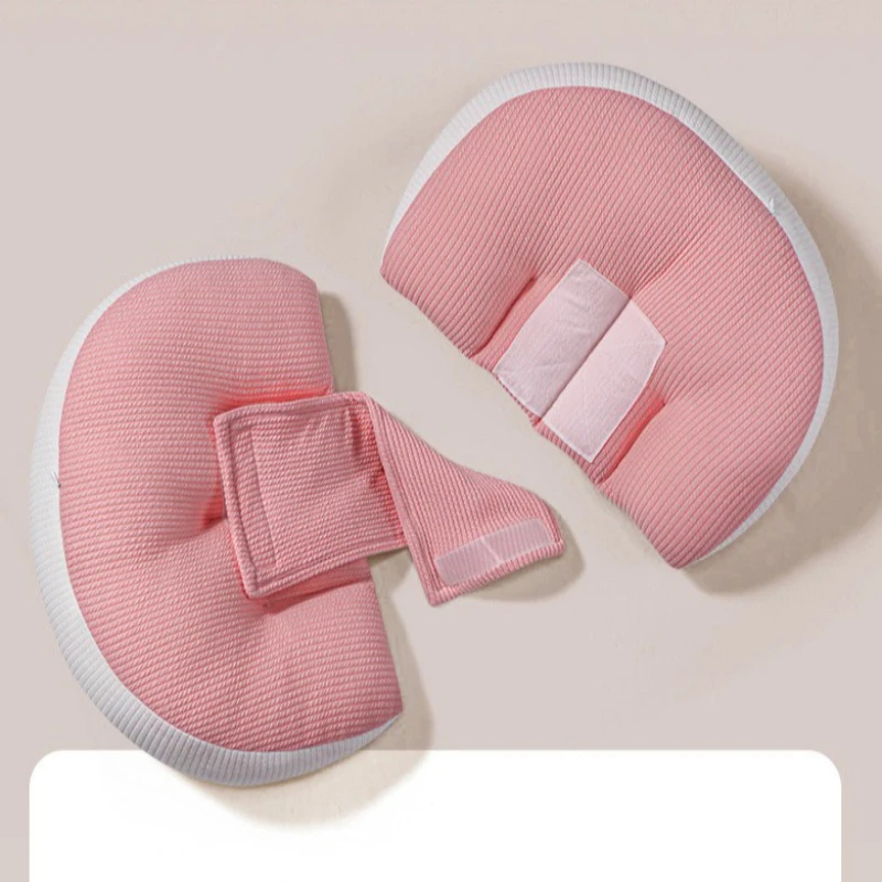 Almohada de embarazo en forma de U, cojín de soporte para el vientre para dormir lateral de maternidad, soporte de cintura desmontable para mujeres embarazadas, alivio del cuerpo