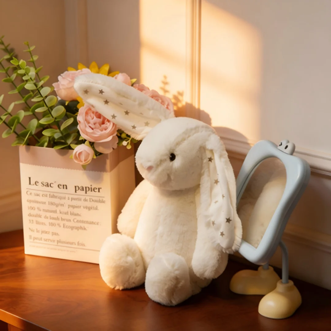 

Плюшевая игрушка-кролик Бонни 31 см с ушками «Звездное небо», идеально подходит для подарков на день рождения и праздничных подарков детям