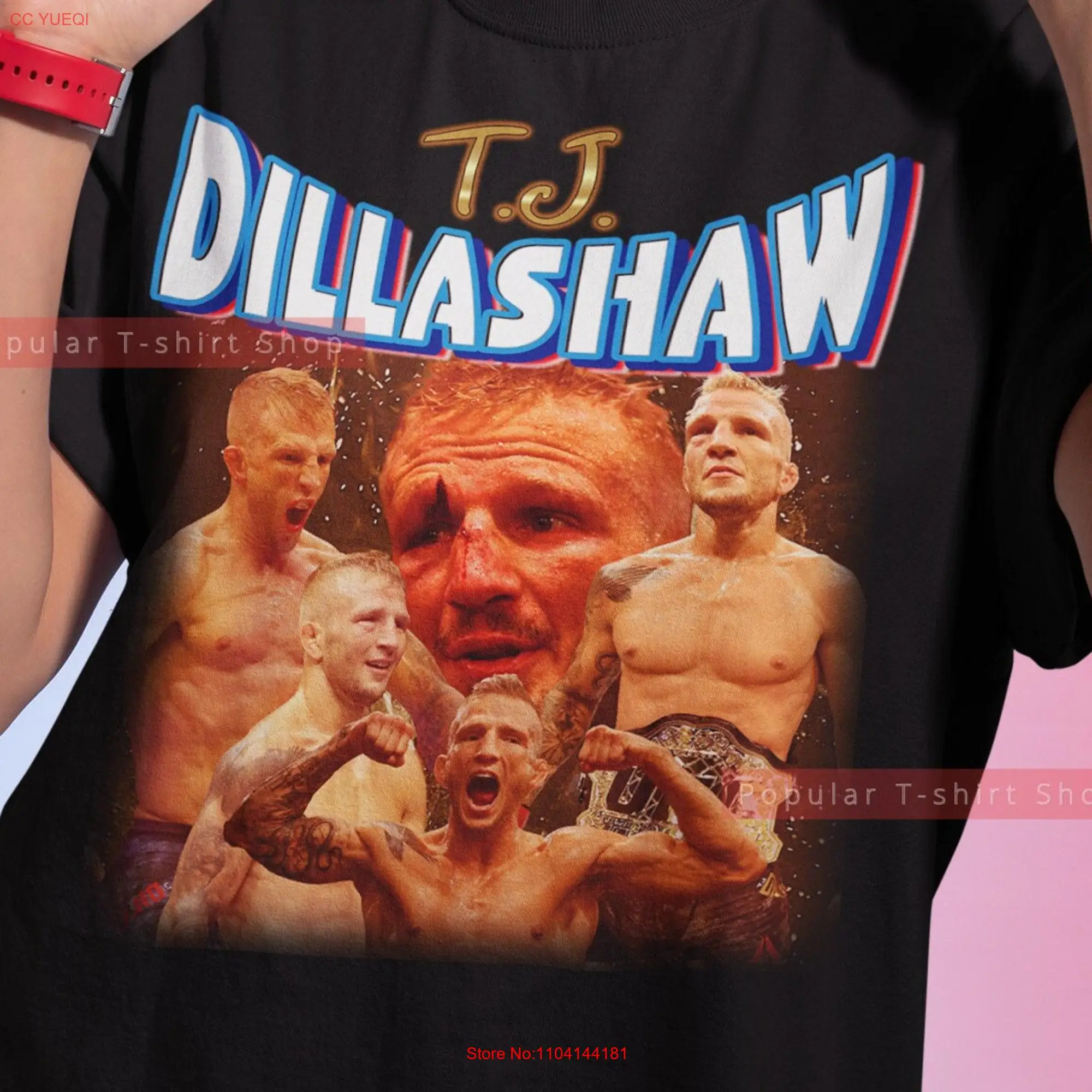 TJ Dillashaw Vintage T Shirt For Him and Her SweaT Express Shipping Available long or short sleeves