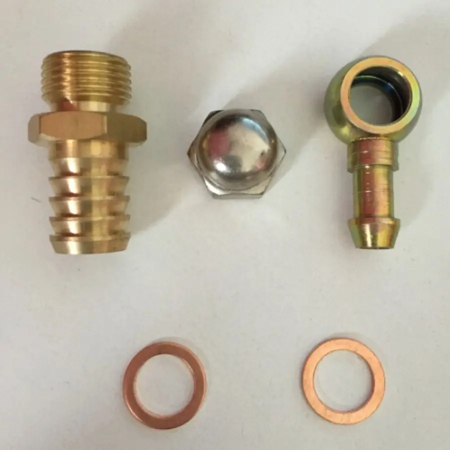 High quality copper fittings banjo fitting washer for 0580254044 0580 254 044 fuel pump kits