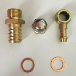 High quality copper fittings banjo fitting washer for 0580254044 0580 254 044 fuel pump kits