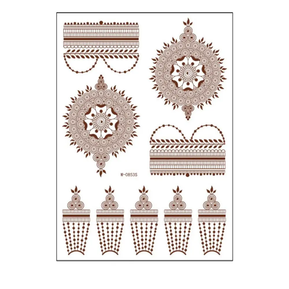 

Stickers Lace Tattoo Hand Fake Tattoo for Women Temporary Tattoo Body Art Sticker Water Transfer Decals Henna Tattoo Stickers