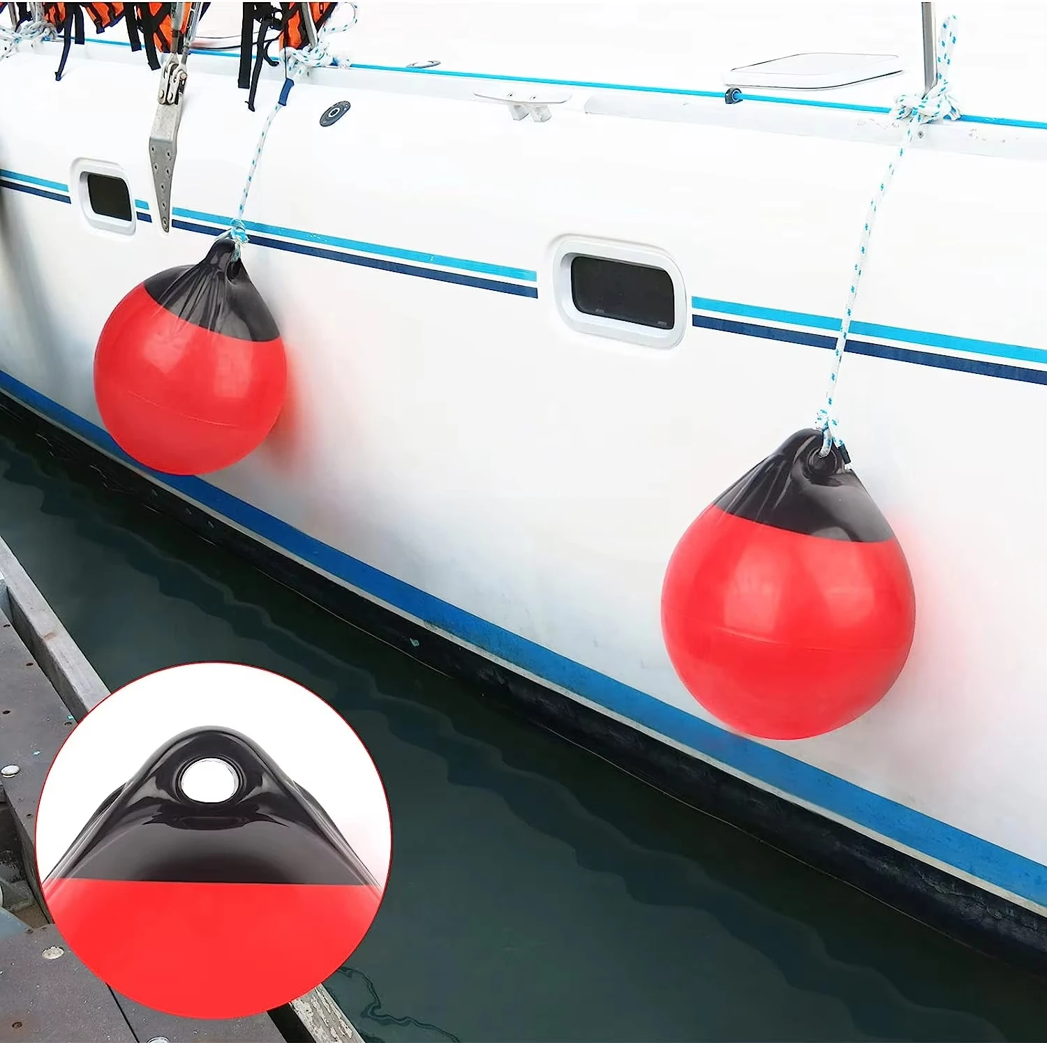 

Little Dolphin PVC Inflatable Rubber Vinyl Buoy Fenders Marine Fenders High Quality Yacht