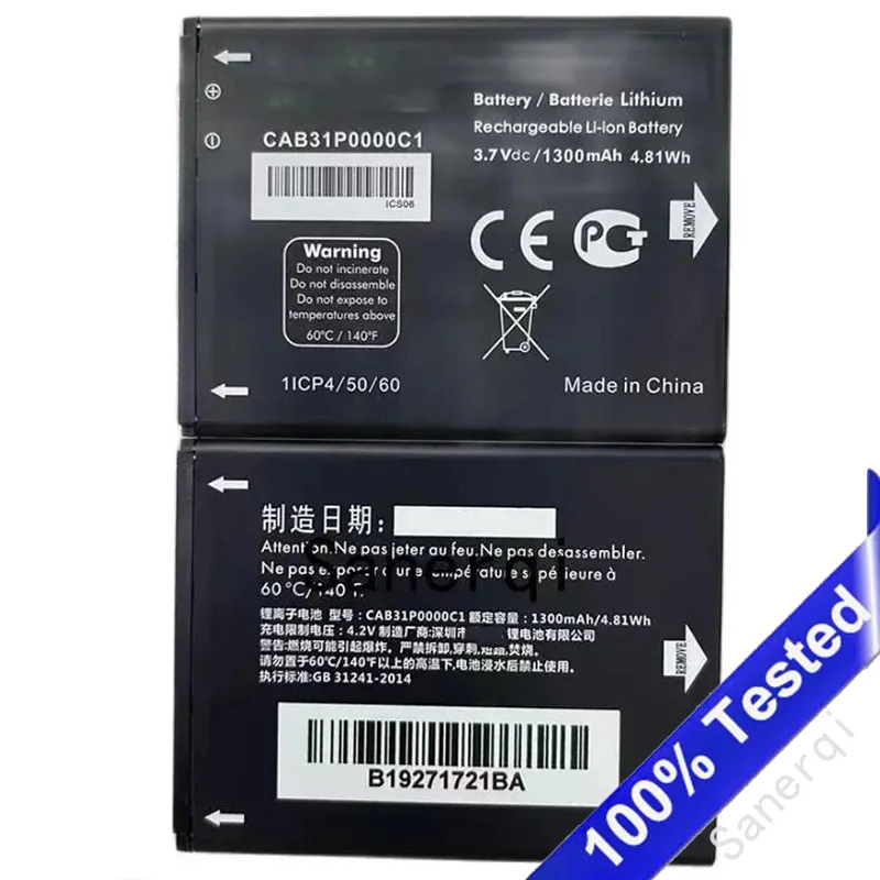 

Battery CAB31P0000C1 For Alcatel One Touch Fire OT 4012 4012A 4012X 5020D 5020 918 CAB31P0000C1 CAB31P0000C2 Phone Batteries