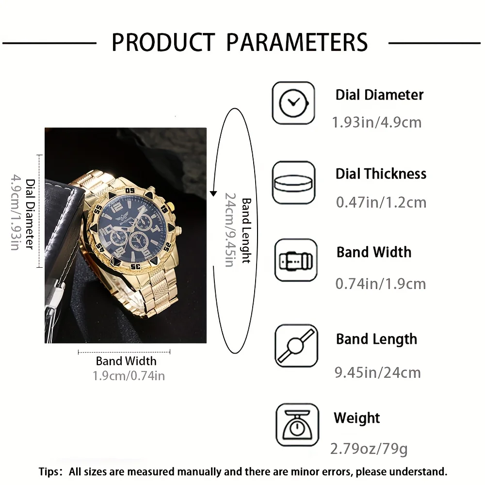 Steel strap watch, retro silver real calendar square watch, high-end men's and women's gold brick quartz watch view 3