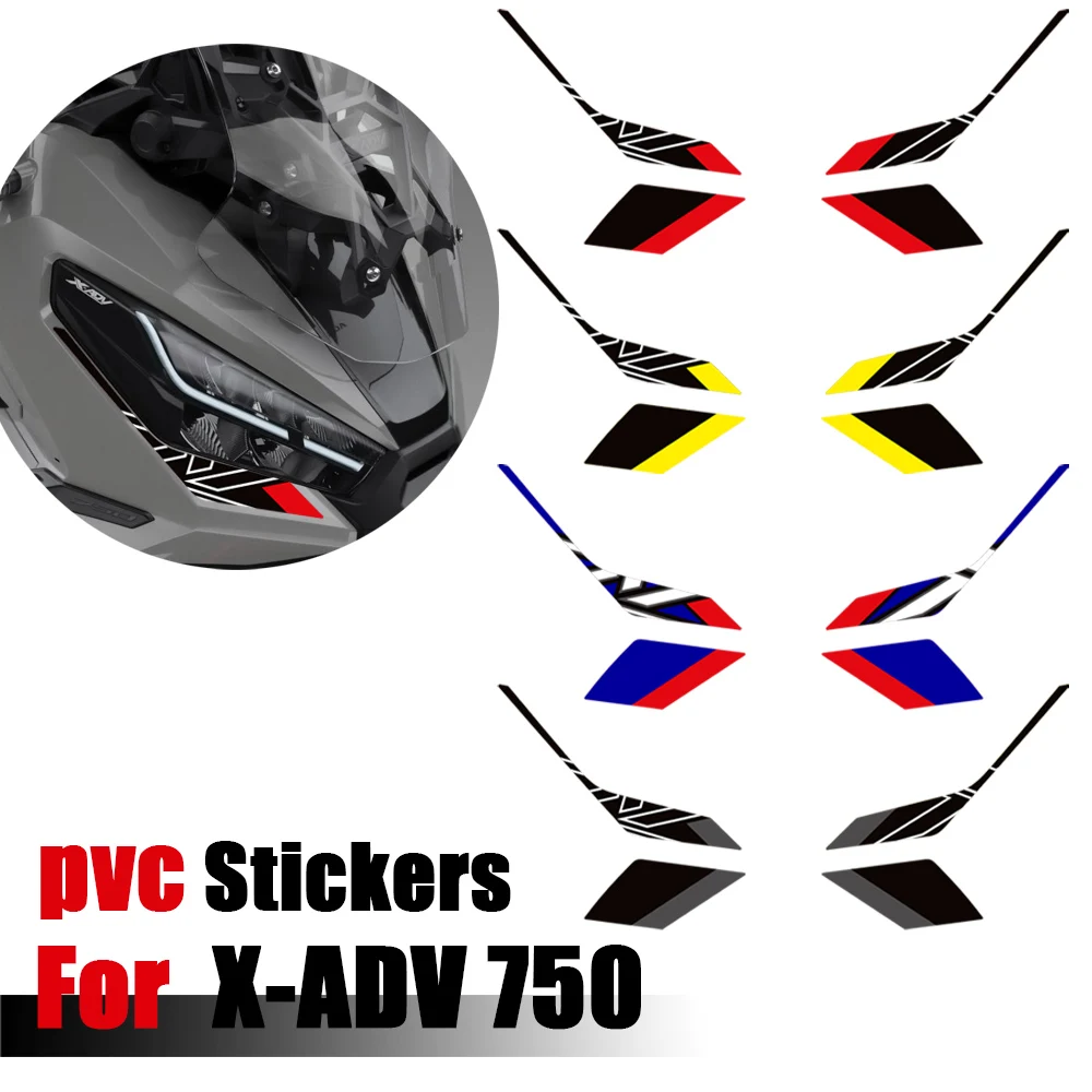 

For Honda X-ADV 750 XADV750 X ADV 2021 2022 2023 2024 Motorcycle Stickers Tank Pad Knee Kit Wheel Decals Windshield Protector
